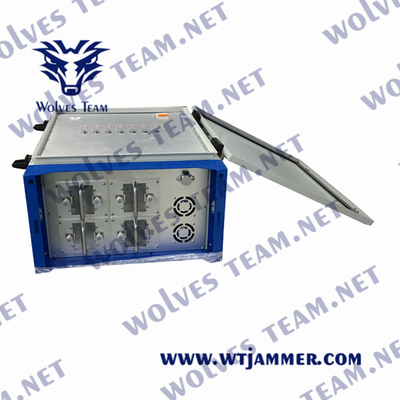 militar impermeável do jammer 600W do zangão do sinal de 2500m WIFI GPS G/M RF