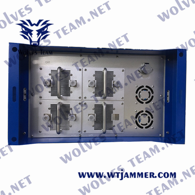 militar impermeável do jammer 600W do zangão do sinal de 2500m WIFI GPS G/M RF