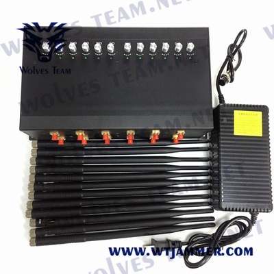 DCS G/M GPS WIFI das antenas do jammer 12 do construtor do telefone celular de CDMA 24W