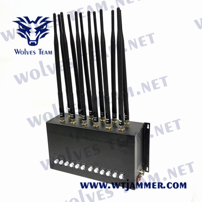 DCS G/M GPS WIFI das antenas do jammer 12 do construtor do telefone celular de CDMA 24W
