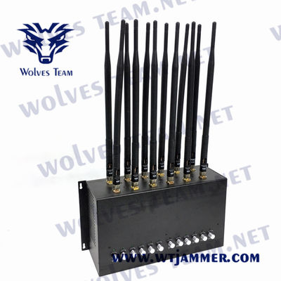 comprar CDMA 24W Bloqueador de telefone móvel Jammer 12 Antenas DCS GSM GPS WIFI online manufacture