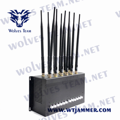 DCS G/M GPS WIFI das antenas do jammer 12 do construtor do telefone celular de CDMA 24W