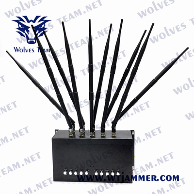 VHF da frequência ultraelevada das antenas do jammer 3G 4G 5G 10 do sinal do telefone celular da DCS G/M GPS WIFI 50m