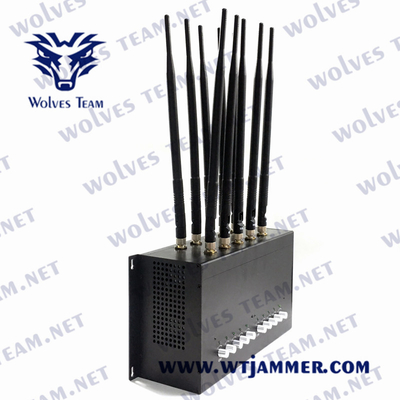 jammer CDMA G/M da DCS PHS 4G 5G do jammer 3G do telefone celular 90W com adaptador da C.A.