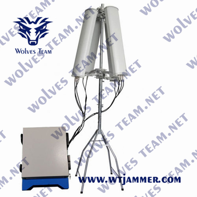 Jammer 3G 4G 5G Wifi CDMA G/M do telefone celular da DCS PCS de 800 watts