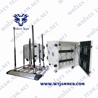 Jammer 500w WIFI 5,8 GPS G/M 3G 4G 5G da bomba das unidades militares IED