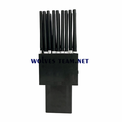18 jammer portátil das faixas 2G 3G 4G 5G todo o jammer até 30M de GPS L1 L2 L5 Lojack WiFi GPS RF 315/433/868MHz