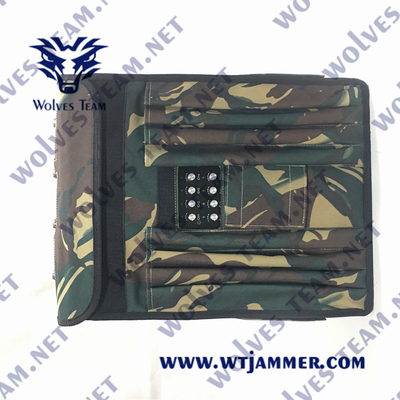 O jammer Manpack militar PLL do zangão do UAV de 1000 medidores sintetizou