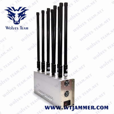 frequência ultraelevada celular 5G do VHF de GPS Lojack 3G 4G 5G do jammer do sinal 3200-3600MHz