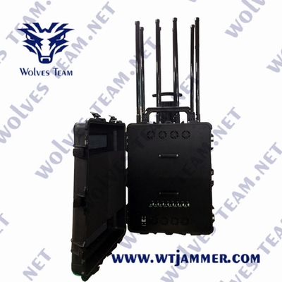 jammer portátil 5.8G GPS 3G 4G 5G G/M WIFI do sinal de 300W CDMA para o EOD