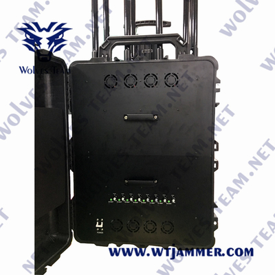 jammer portátil 5.8G GPS 3G 4G 5G G/M WIFI do sinal de 300W CDMA para o EOD