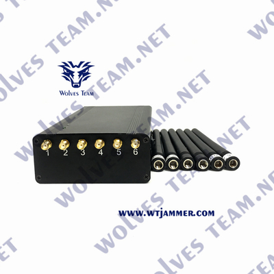 Jammer portátil sintetizado L1 L2 L3 L4 L5 GPS de 2W GPS 5 antenas