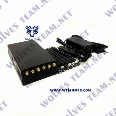 Jammer portátil sintetizado L1 L2 L3 L4 L5 GPS de 2W GPS 5 antenas