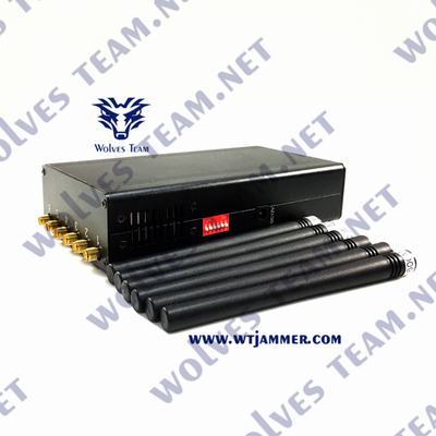 Jammer portátil sintetizado L1 L2 L3 L4 L5 GPS de 2W GPS 5 antenas