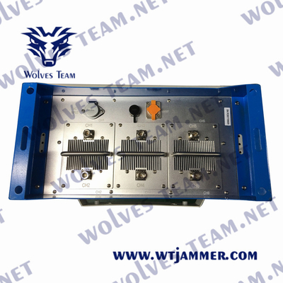 Jammer exterior impermeável durável da prisão do sinal do telefone celular de WIFI GPS da frequência da cadeia do poder superior