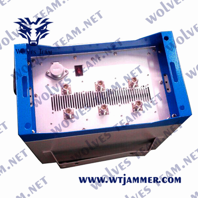 Jammer exterior impermeável durável da prisão do sinal do telefone celular de WIFI GPS da frequência da cadeia do poder superior