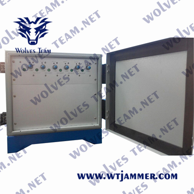 Jammer exterior impermeável G/M 3G 4G da prisão todo o jammer do sinal do telefone celular com controlo a distância