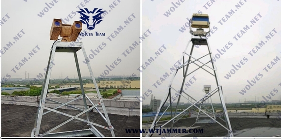 Antena de Omni 2500 de IED da bomba medidores de jammer do jammer 0.24m/S GPS RF