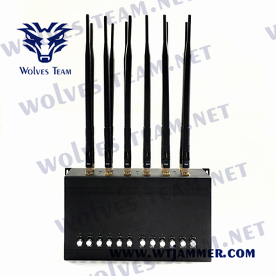 Frequência ultraelevada 24W do VHF da faixa do jammer 12 da G/M CDMA 240VAC Lojack para o telefone celular