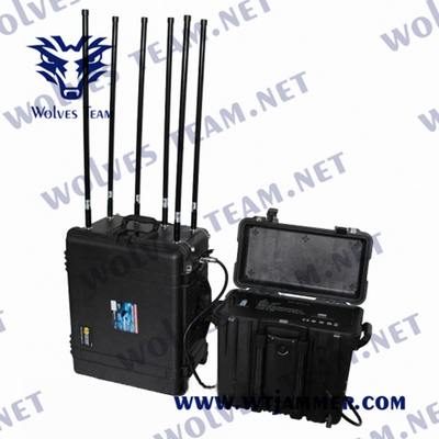 frequência ultraelevada GPS 4G 5G do VHF de WIFI do jammer da bomba de 330W IED com sistema do trem do DDS