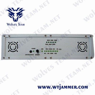 VHF G/M CDMA da frequência ultraelevada de WIFI das antenas do jammer 16 do telefone celular 400-500MHz