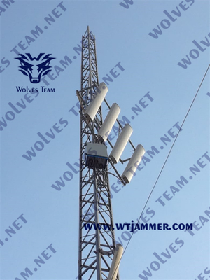 jammer exterior impermeável durável do sinal do telefone celular do jammer 4G WIFI GPS da prisão do poder superior 500W
