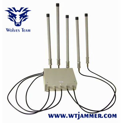 Ganho alto do aparelho de interferência do telefone celular de AC220V 75W para CDMA G/M 3G 4G LTE