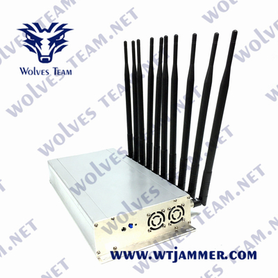 VHF celular 3G 4G 5G 240VAC WiFi da frequência ultraelevada do jammer 10W do sinal de CDMA G/M
