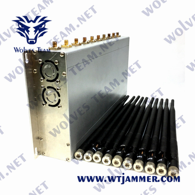 VHF celular 3G 4G 5G 240VAC WiFi da frequência ultraelevada do jammer 10W do sinal de CDMA G/M