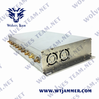 VHF celular 3G 4G 5G 240VAC WiFi da frequência ultraelevada do jammer 10W do sinal de CDMA G/M