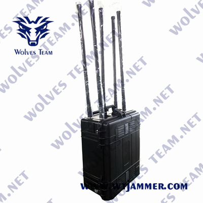 Jammer 3G 4G GPS WiFi do sinal da bomba da DCS 300m do PCS 8 canais CDMA G/M