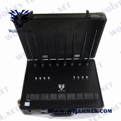 Canais do jammer CDMA G/M AC240V 8 do sinal da bomba de 300 watts para a polícia
