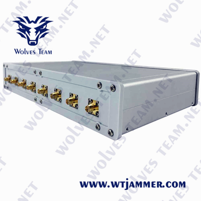 jammer CDMA G/M 50W do sinal de 3G 4G 5G WiFi Lojack GPS com adaptador da C.A.