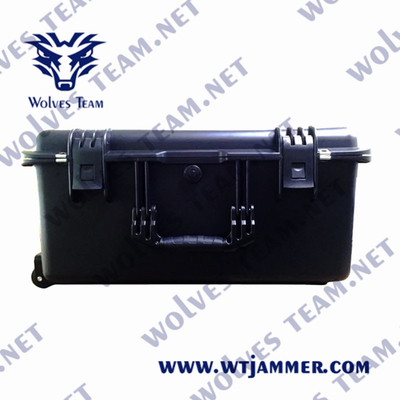 Faixas portáteis 1200W da frequência ultraelevada 3G 4G 5G 12 do VHF de GPS do jammer do sinal da G/M WIFI
