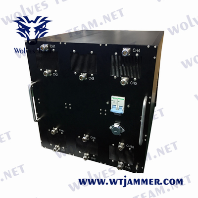Carro-bomba sem fio IED do jammer 1000W 3G 4G 5G do sinal de CDMA G/M militar