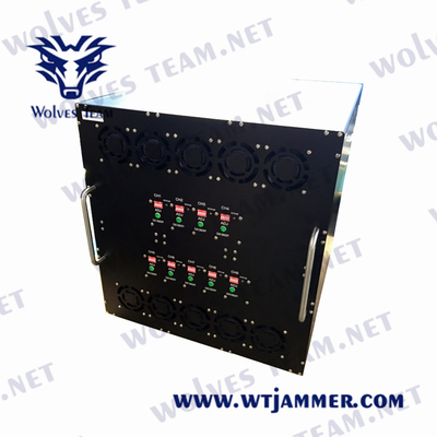Carro-bomba sem fio IED do jammer 1000W 3G 4G 5G do sinal de CDMA G/M militar