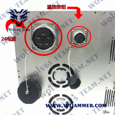 Jammer CDMA G/M 3G 4G 5G GPS da bomba de AC240V IED 8 faixas 5dBi