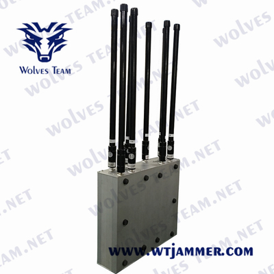 DCS 3G 4G 5G 240VAC 100m Lojack do jammer do telefone celular de CDMA G/M