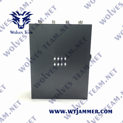 Jammer G/M Lojack WIFI GPS 3G 4G 5G 150m da trouxa do telefone celular de 80 watts