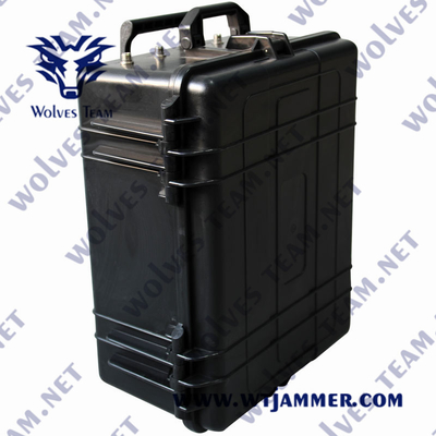 Jammer Handheld do sinal das unidades militares 500 medidores de G/M WIFI GPS 8 faixas