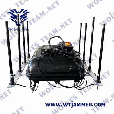O jammer DDS Lojack G/M WIFI GPS 500 do sinal do veículo de 500 watts mede
