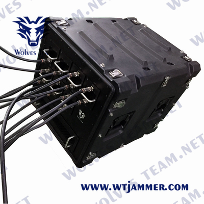 Frequência ultraelevada 500W DC27V do VHF de WiFi WLAN WiMax GPS do jammer do sinal da G/M LTE Bluetooth