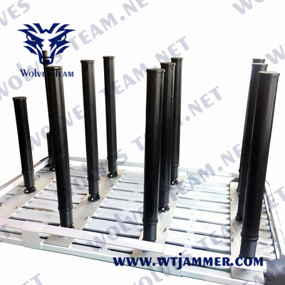 Frequência ultraelevada 500W DC27V do VHF de WiFi WLAN WiMax GPS do jammer do sinal da G/M LTE Bluetooth