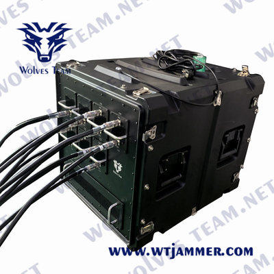 Frequência ultraelevada G/M WIFI GPS 3G 4G 5G 960MHz do VHF do jammer do sinal do veículo de 1000 watts