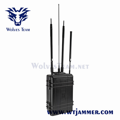 Jammer coberto raio do telefone celular 500 medidores de G/M CDMA
