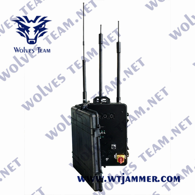 AMIGO portátil NTSC 2.4g 300W do jammer de Wifi da liga de alumínio para o telefone celular