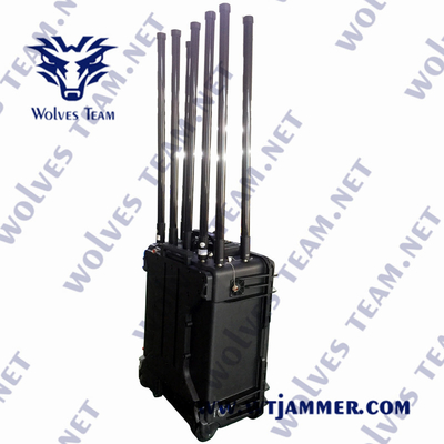 rede wireless do jammer 20MHz-6000MHz WLAN WiFi 2.4g da bomba de 1000W IED