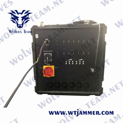 jammer militar do sinal do telefone celular do jammer DDS 6000MHz da bomba do veículo 1200W