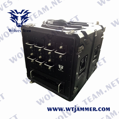 jammer militar do sinal do telefone celular do jammer DDS 6000MHz da bomba do veículo 1200W