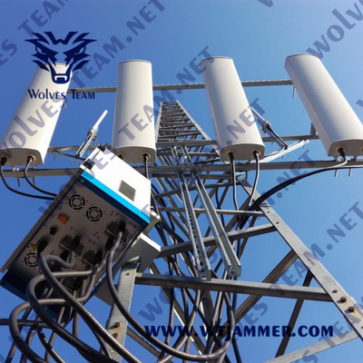 frequência ultraelevada militar do VHF do jammer 2g 3g 4g Wifi do sinal 600w para personalizar a frequência